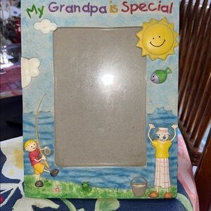 Russ Skribbles Grandpa photo frame